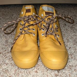 Yellow High Top BANGS Shoes